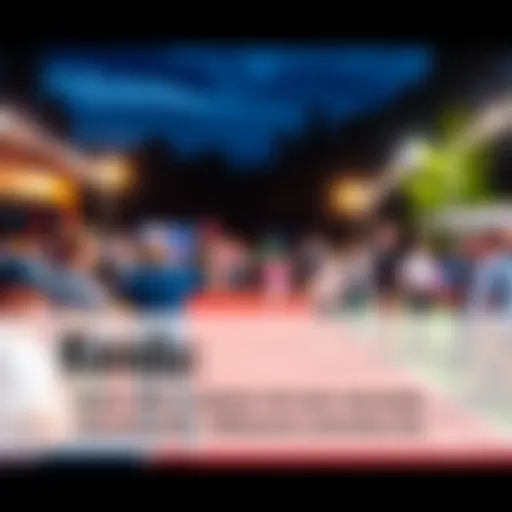 A lively outdoor event with people playing pickleball and engaging in social media activities, showcasing the Kendu memecoin community spirit.