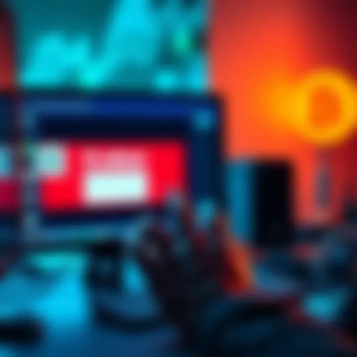 A user looking at a computer screen showing a closed Kraken account notice and Bitcoin logo, expressing frustration over unable to withdraw funds.