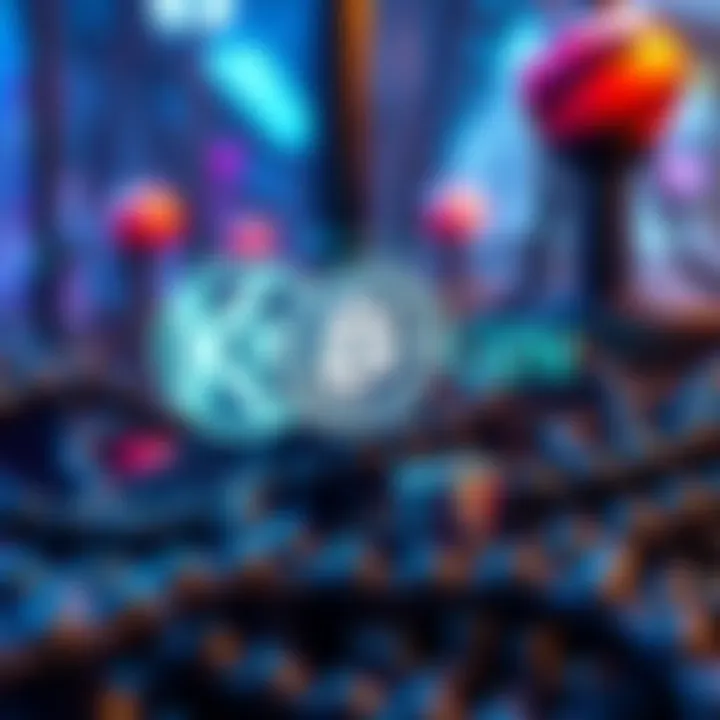 Graphic showing Kraken logo with HBAR token and a question mark indicating future staking plans