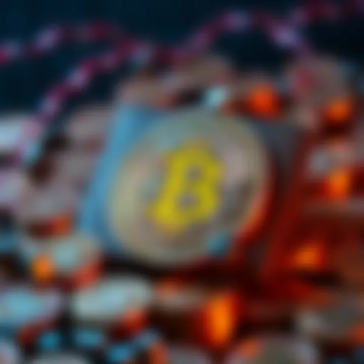 A visual representation of a large Bitcoin transfer involving significant amounts of cryptocurrency, conveying concerns about hacking risks.