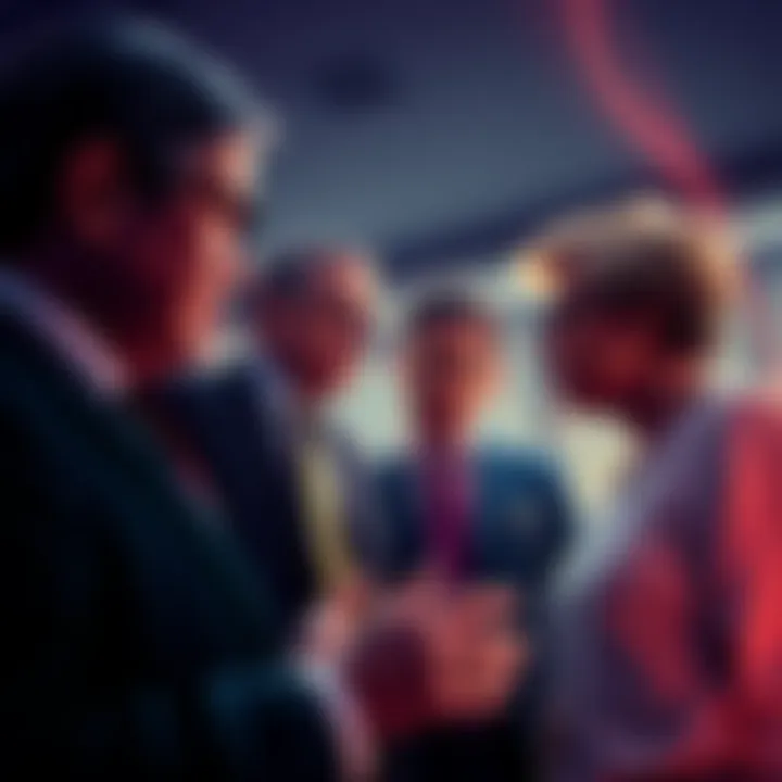 A group of lawmakers discussing Binance's involvement in Trump's cryptocurrency deal