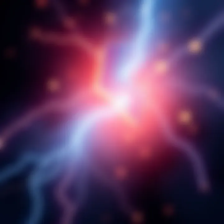 A graphic representation of Lightning payment technology, showing a lightning bolt symbol intertwined with a digital payment icon, highlighting the connection between innovation and finance.