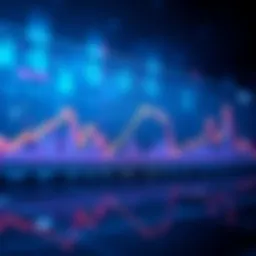 Graph showing ETH and DONUT price movements and trading volume trends