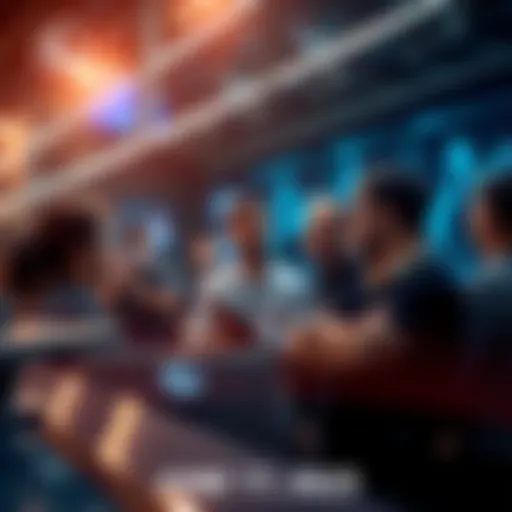 Group of people engaged in a conversation about Litecoin trading strategies