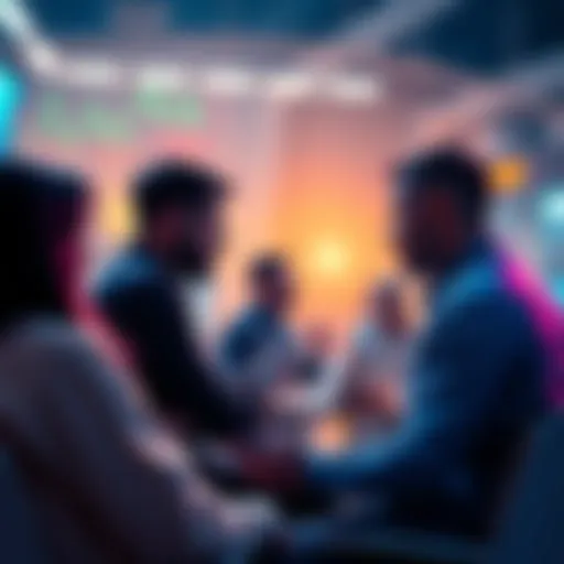 People discussing trading strategies and market insights for Litecoin in a digital chat setting.