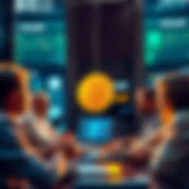 A group of people discussing Litecoin trading strategies and market insights online