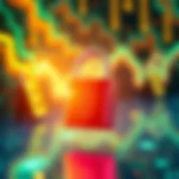 Illustration of a digital lock symbol on a blockchain background, representing secured liquidity for tokens.