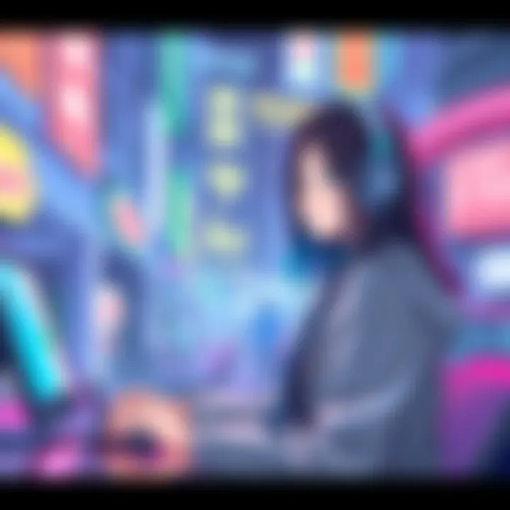 LoFi BNB Girl at BitMart Telegram AMA LoFi BNB Girl participating in a Telegram AMA, engaging with the community and sharing updates about the LOFIBNB project.