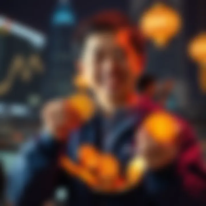 Steve Guo, CEO of Loopring, holding Taiko coins, symbolizing his recent withdrawal of 1.5 million coins