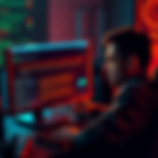 A person frustrated while trying to access their Loopring Wallet on a computer with GME Wallet warning messages on the screen
