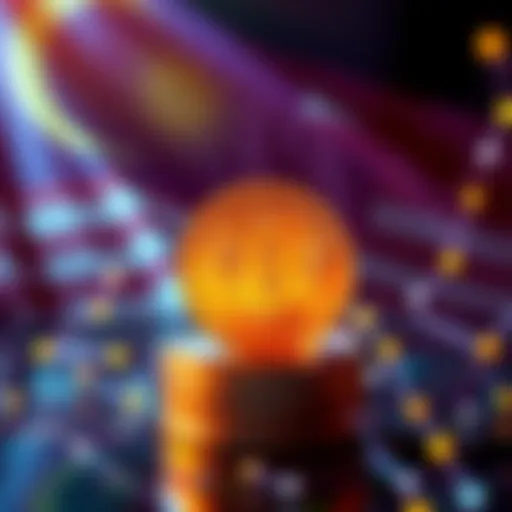 A visual representation of Malaysia's regulatory body easing crypto asset listings, with digital symbols and Malaysian flag in the background.