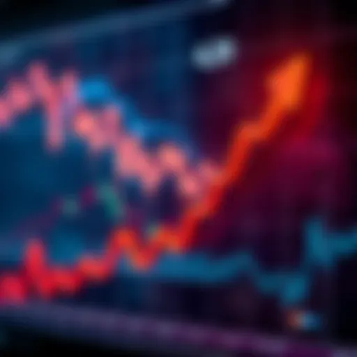 A market chart displaying an upward trend with an arrow pointing towards 4.20, symbolizing rising investor optimism