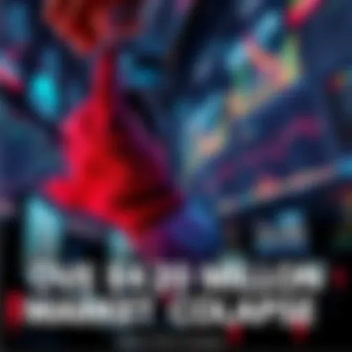 A visual representation of financial loss with falling graphs and worried traders monitoring screens.