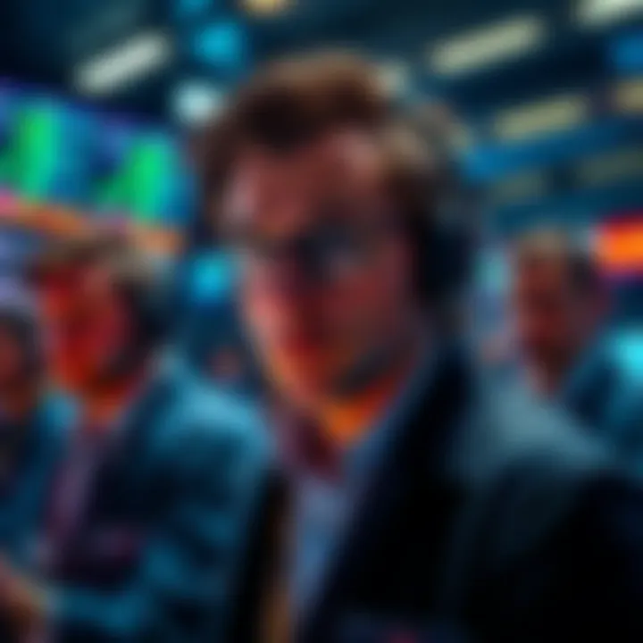 Traders looking worried as crypto prices drop amidst market uncertainty