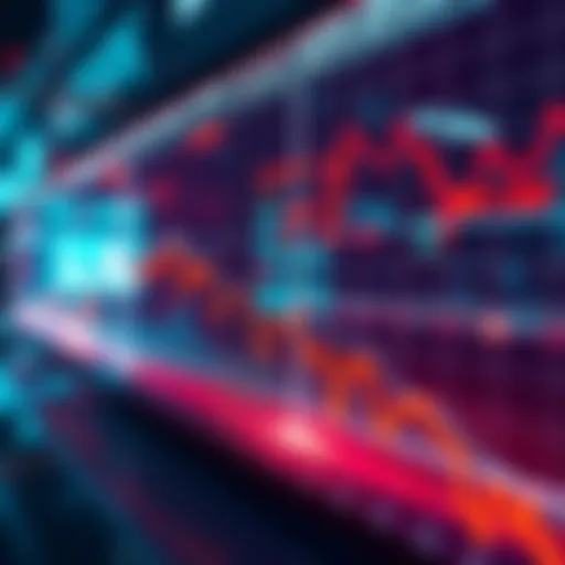 A graph showing a downward trend in the stock market over the past week, indicating significant underperformance.