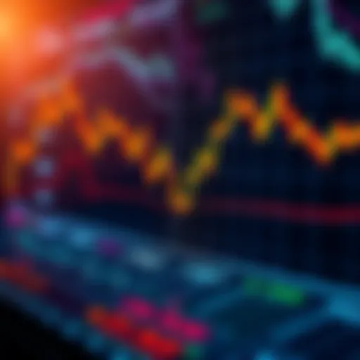 A stock market chart with a downward trend, symbolizing a market decline.