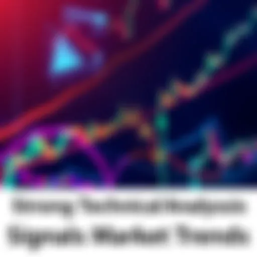 Graph showing upward trend in stock prices with analytical charts