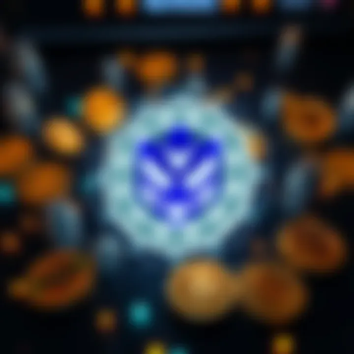 Mevolaxy logo displayed with various cryptocurrency symbols around it, representing transparency and daily returns
