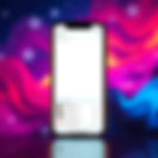 A smartphone screen showing a blank area where the watchlist tab usually appears, with starred projects visible but no access to the watchlist.
