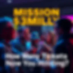 A group of people sharing experiences and ticket counts for Mission 3milly, with excitement about winnings in cryptocurrency