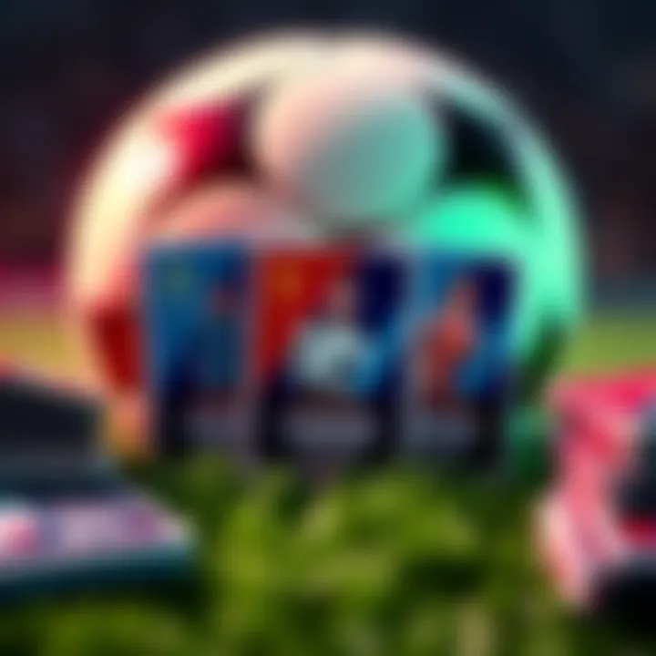 A display of Major League Soccer common cards with a soccer ball in the background, signaling the excitement for upcoming Serie A and Ligue 1 cards.