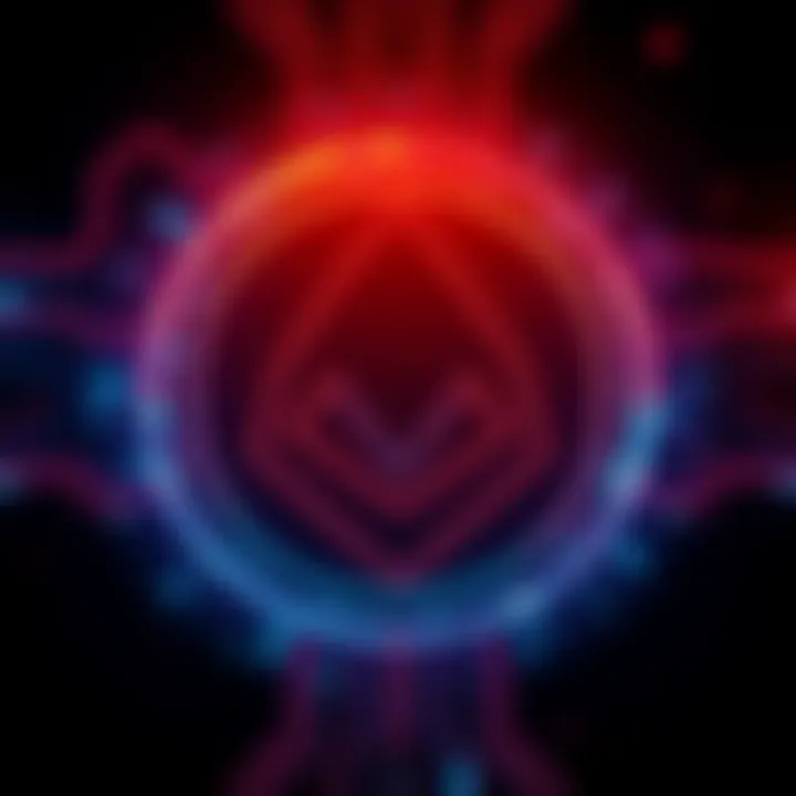 A digital representation of the Monero logo symbolizing privacy and security in cryptocurrency transactions
