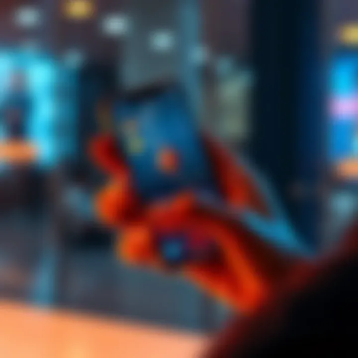 A person looking at a smartphone displaying Monero (XMR) trading options and platforms in India.