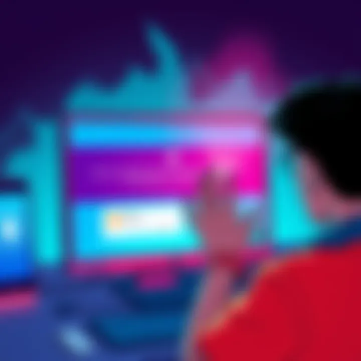 A graphic showing a computer screen with a transaction confirmation message and a worried person looking at it, symbolizing transfer troubles with Monero.
