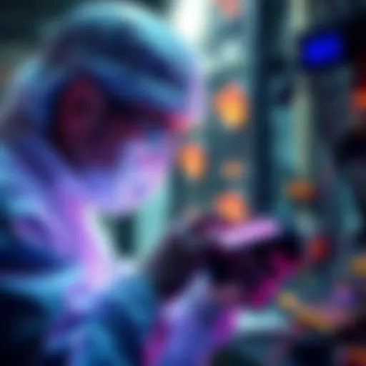 A technician examines the Nano 3S device during a performance test aiming for 1G speed.