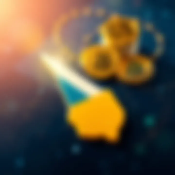 A digital representation of cryptocurrency symbols alongside a map of Nauru, reflecting the establishment of a new regulatory body for digital currency.