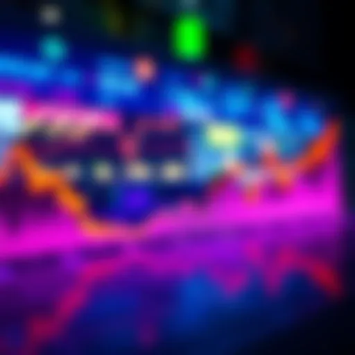A graph showing NEAR token's price increase of 40% above recent lows and 88% below its all-time high, with a focus on market performance.