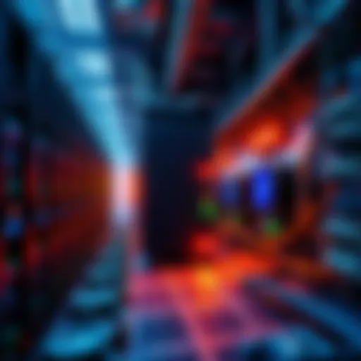 New mining farm featuring advanced technology and equipment for cryptocurrency mining.