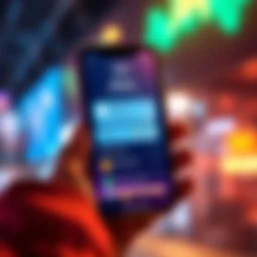 A phone displaying the Nexo Private app with features for custom trades and low borrowing rates for high-value asset holders.