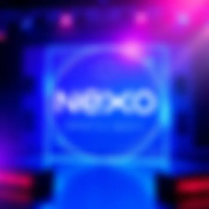 A graphic announcing the launch of Nexo Spotlight with a bright background and Nexo logo