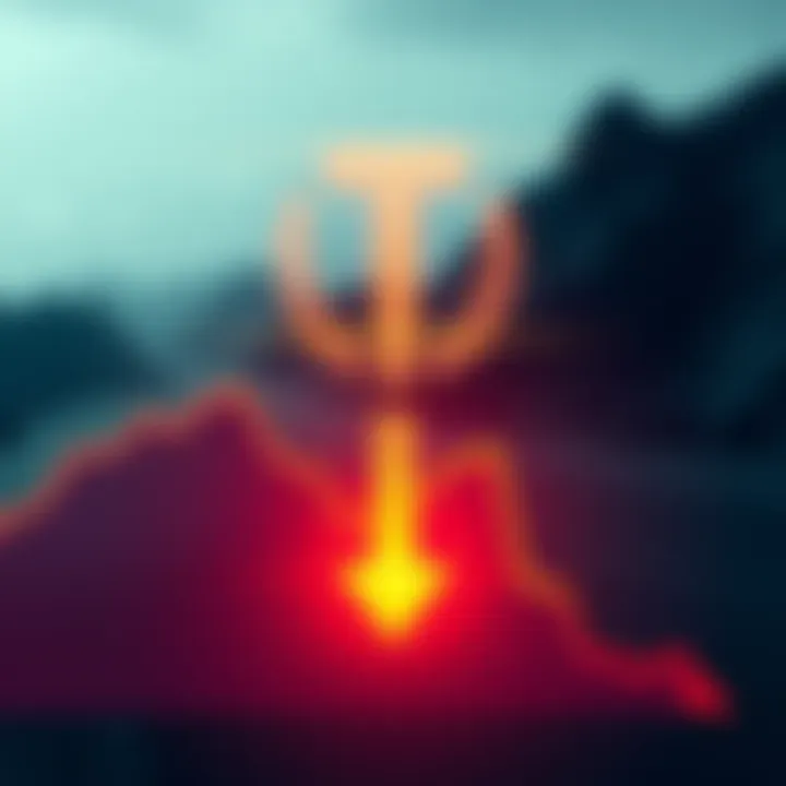 Norway's Wealth Fund Loss Norway's sovereign wealth fund logo with a downward trend in financial charts representing a loss in MSTR investments.