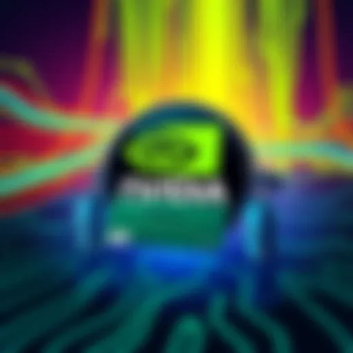 An illustration showing NVIDIA's logo with a digital certificate and a representation of AI agents on the Hedera platform.