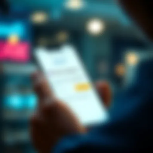 A person looking at an email on their phone from BlockFi about payment method approval