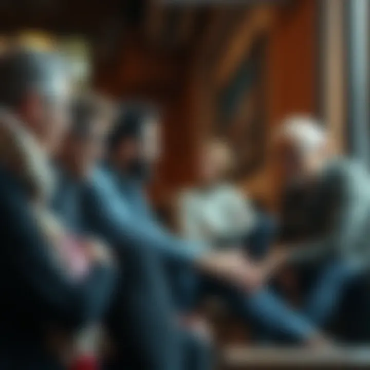 A diverse group of people sitting together, sharing stories and experiences, creating a sense of community