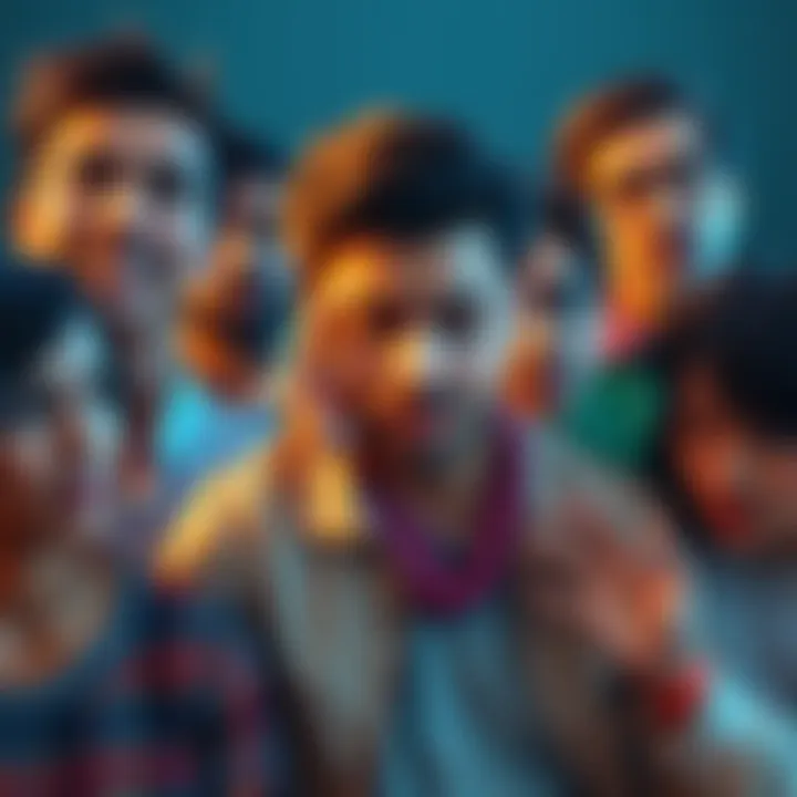A diverse group of people sharing their thoughts on repeated scenes in films and shows, showing signs of irritation and determination for change.