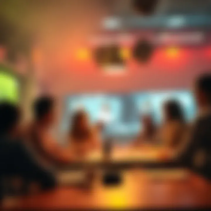 A group of people discussing around a table, sharing views and opinions on a controversial event.