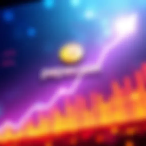 Pepecoin logo alongside a rising graph indicating a 41% increase in value, showing excitement in the crypto market