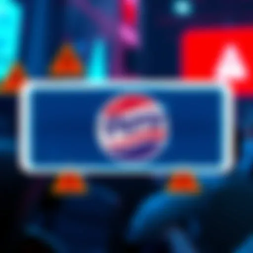 A warning email about a Pepsi airdrop with caution symbols