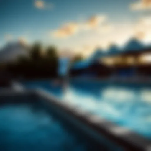 A person jumping into a pool symbolizing taking bold risks in life and business