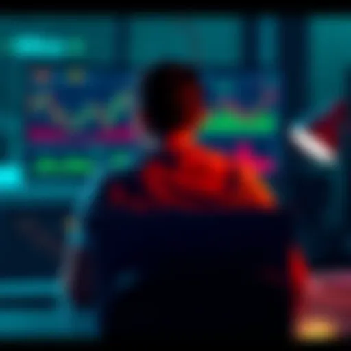 A person sitting at a desk, looking thoughtfully at a laptop screen showing Bitcoin charts, symbolizing regret over missed investment opportunities.