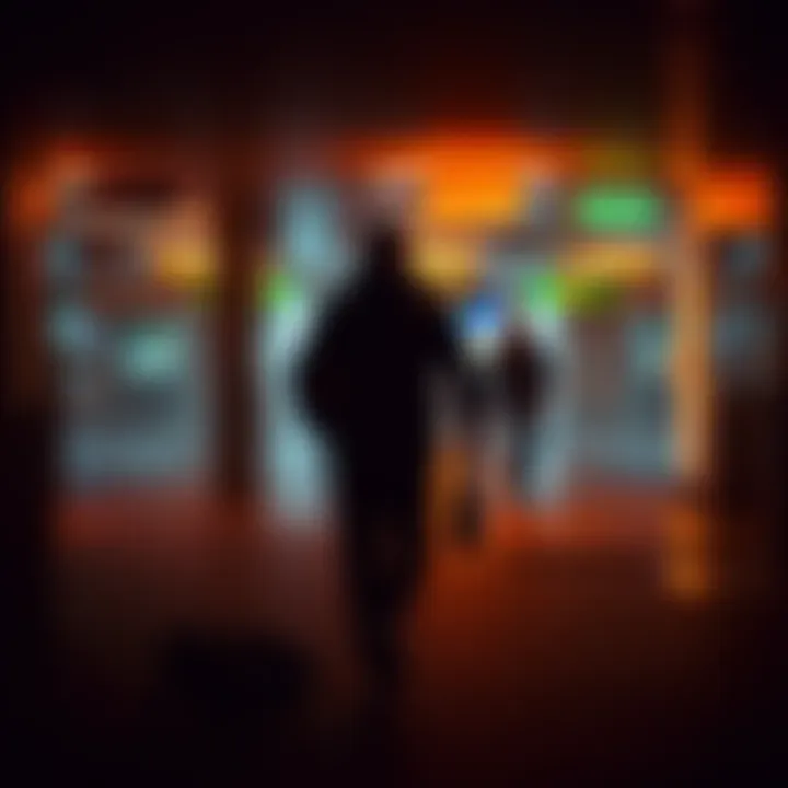 Individual feeling relieved while leaving a stressful environment, symbolizing the freedom of moving on