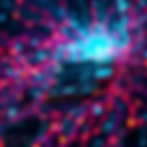 Visual representation of Pi Network Nodes showing their computing power surpassing companies like Google and Microsoft, highlighting everyday Pioneers connected in a network.