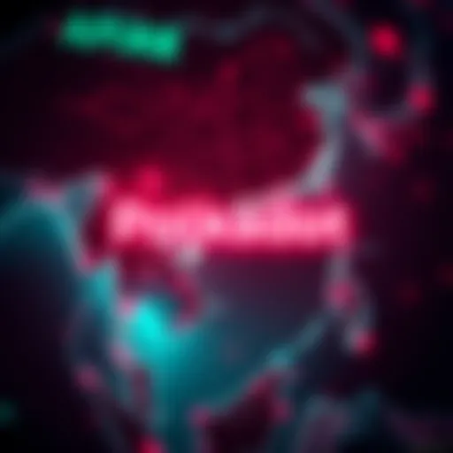 Polkadot logo over a map of Asia-Pacific region highlighting its importance for blockchain adoption