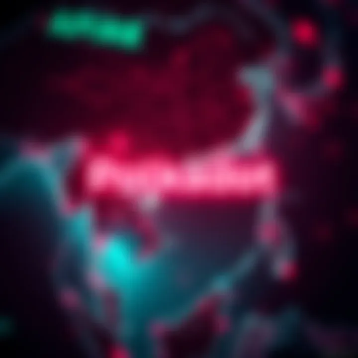 Polkadot logo over a map of Asia-Pacific region highlighting its importance for blockchain adoption