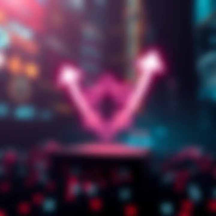 A graphic showing Polkadot's logo with arrows pointing up, symbolizing growth and strategy in the crypto market.