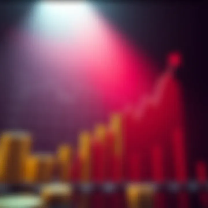 Graph showing the daily earnings of the President with dollar signs